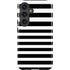 White and Black Stripes Galaxy S25 Impact Case