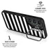 White and Black Stripes Galaxy S24 Kickstand Case