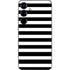 White and Black Stripes Galaxy S25 Plus Skin