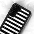 White and Black Stripes Galaxy S24 Plus Waterproof Case