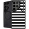 White and Black Stripes Galaxy S25 Ultra Kickstand Case