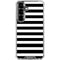 White and Black Stripes Galaxy S26 Clear Case