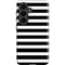 White and Black Stripes Galaxy S26 Impact Case