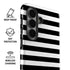 White and Black Stripes Galaxy S26 Impact Case
