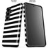 White and Black Stripes Galaxy S26 Impact Case