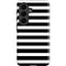 White and Black Stripes Galaxy S26 Plus Impact Case