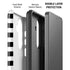 White and Black Stripes Galaxy S26 Plus Impact Case