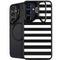 White and Black Stripes Galaxy S26 Plus Kickstand Case