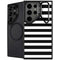 White and Black Stripes Galaxy S26 Ultra Kickstand Case