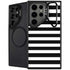 White and Black Stripes Galaxy S26 Ultra Kickstand Case