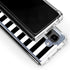 White and Black Stripes Galaxy Z Fold5 5G Clear Case