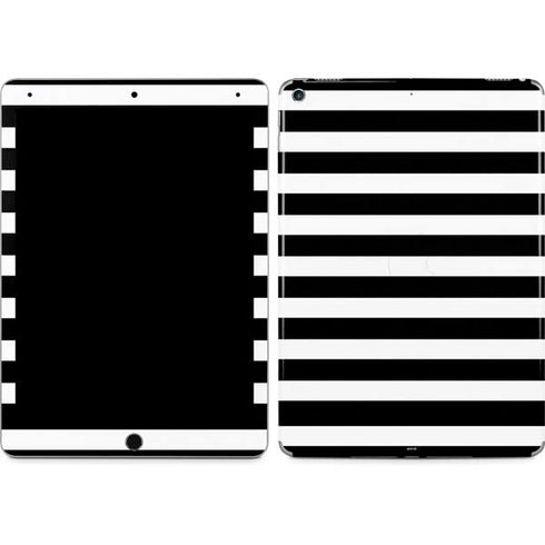 White and Black Stripes iPad Skins
