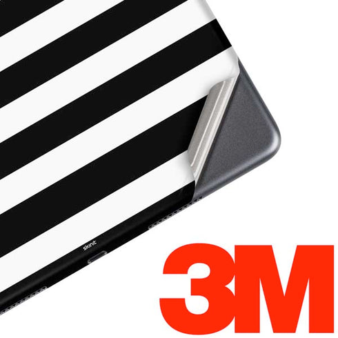 White and Black Stripes iPad Skins