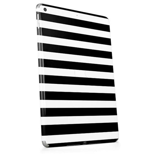 White and Black Stripes Apple iPad Skin