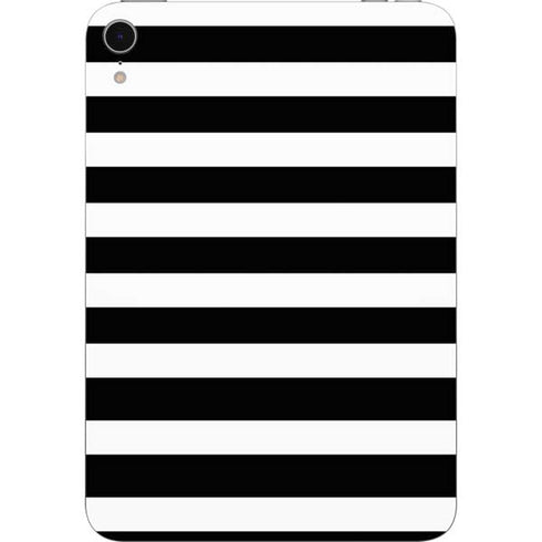 White and Black Stripes Apple iPad Mini Skin