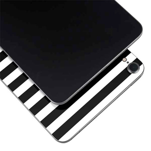White and Black Stripes Apple iPad Mini Skin