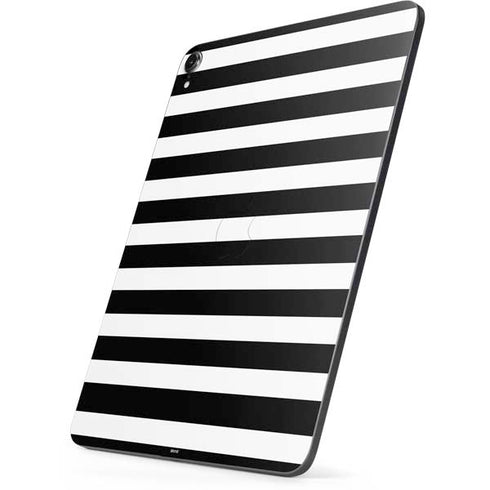 White and Black Stripes Apple iPad Pro Skin