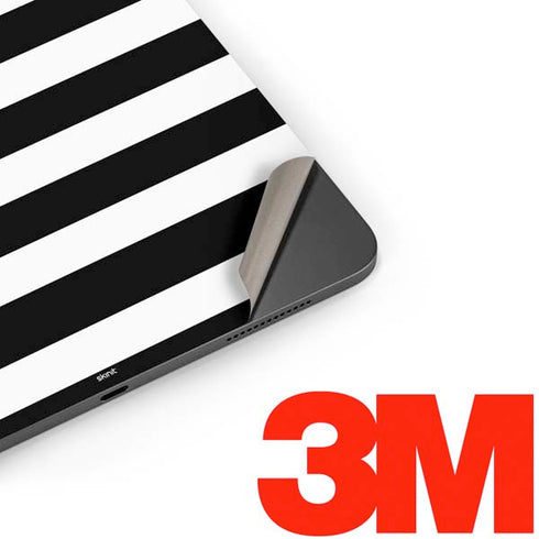 White and Black Stripes Apple iPad Pro Skin