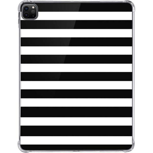 White and Black Stripes iPad Pro 11in (2024) Clear Case