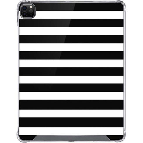 White and Black Stripes iPad Cases