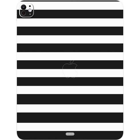 White and Black Stripes iPad Pro 13in M4 (2024) Skin