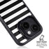 White and Black Stripes iPhone 13 Kickstand Case