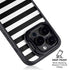 White and Black Stripes iPhone 14 Pro Kickstand Case