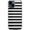White and Black Stripes iPhone 15 Clear Case