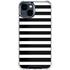 White and Black Stripes iPhone 15 Clear Case