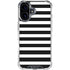 White and Black Stripes iPhone 16 Clear Case