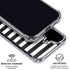 White and Black Stripes iPhone 16 Clear Case