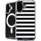 White and Black Stripes iPhone 16 MagSafe Case