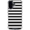 White and Black Stripes iPhone 16 Plus Clear Case