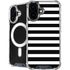 White and Black Stripes iPhone 16 Plus MagSafe Case