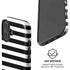 White and Black Stripes iPhone 16 Plus Magsafe Impact Case