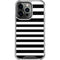 White and Black Stripes iPhone 16 Pro Clear Case