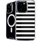 White and Black Stripes iPhone 16 Pro MagSafe Case