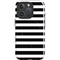 White and Black Stripes iPhone 16 Pro Magsafe Impact Case