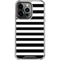 White and Black Stripes iPhone 16 Pro Max Clear Case