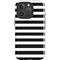 White and Black Stripes iPhone 16 Pro Max Impact Case