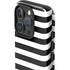 White and Black Stripes iPhone 16 Pro Max Impact Case