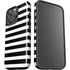 White and Black Stripes iPhone 16 Pro Max Impact Case