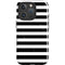 White and Black Stripes iPhone 16 Pro Max Magsafe Impact Case