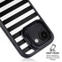 White and Black Stripes iPhone 16e Kickstand Case