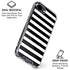 White and Black Stripes iPhone 16e Clear Case