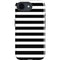 White and Black Stripes iPhone 16e Impact Case