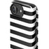 White and Black Stripes iPhone 16e Impact Case