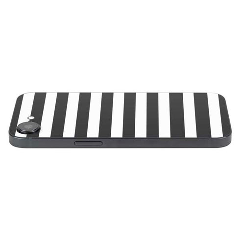 White and Black Stripes iPhone 16e Skin