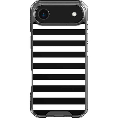White and Black Stripes iPhone 17 Air Clear Case