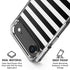 White and Black Stripes iPhone 17 Air Clear Case